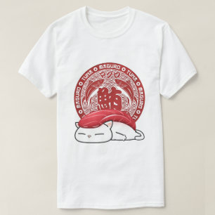 Maguro Tuna Sushi Cat  T-Shirt