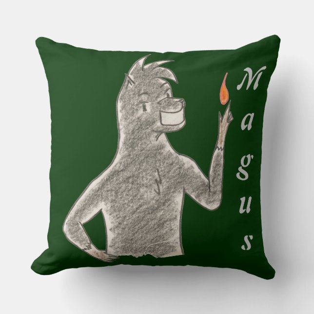 Magus (with name) cushion (Front)