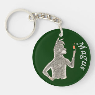 Magus (with name) key ring