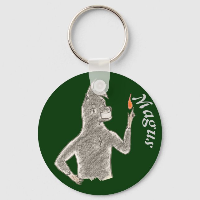 Magus (with name) key ring (Front)