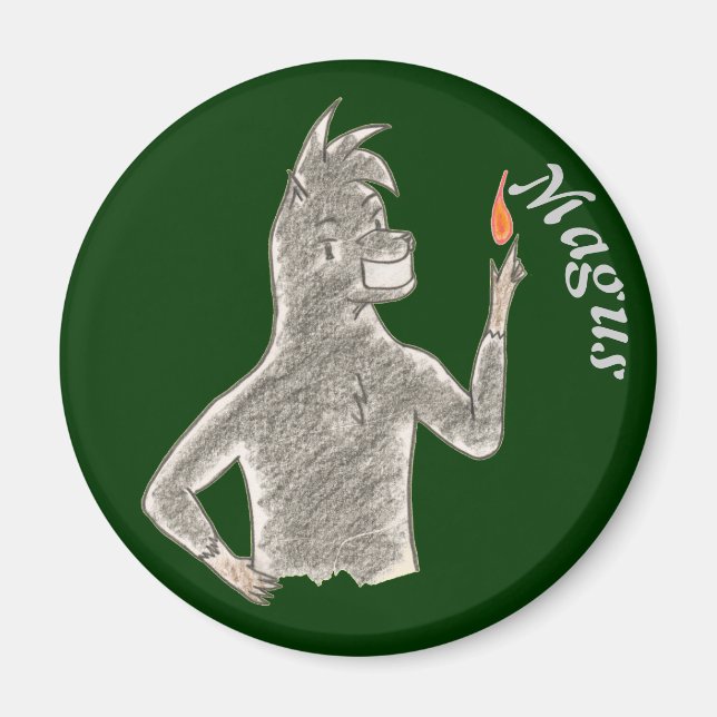 Magus (with name) magnet (Front)