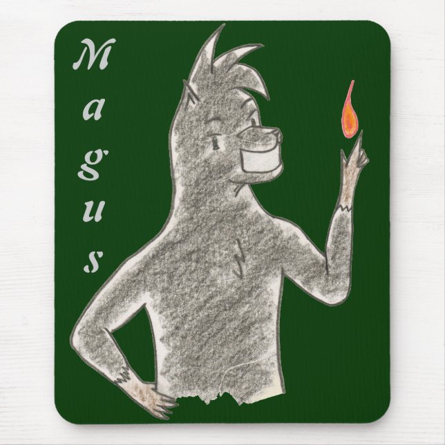 Magus (with name) mouse pad (Front)