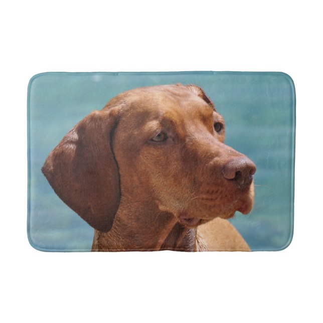 Magyar Vizsla Dog Bath Mat (Front)
