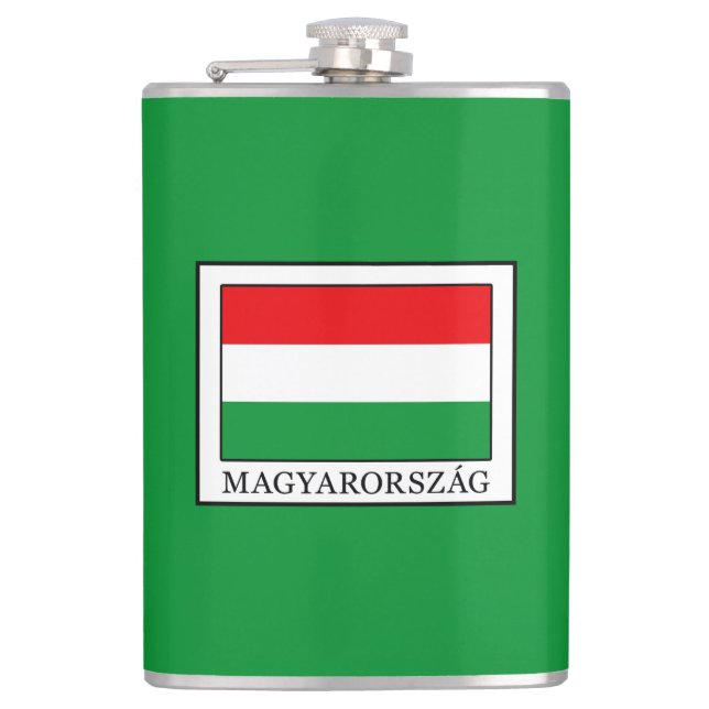 Magyarorszag Hip Flask (Front)