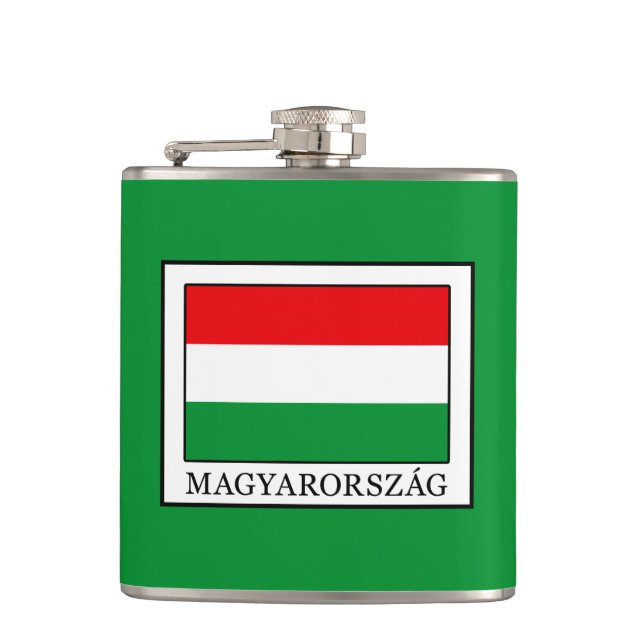 Magyarorszag Hip Flask (Front)