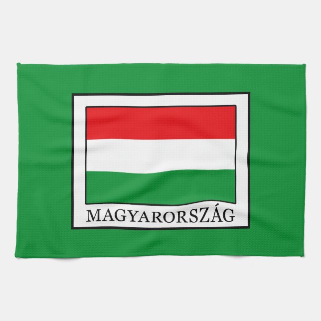 Magyarorszag Tea Towel (Horizontal)
