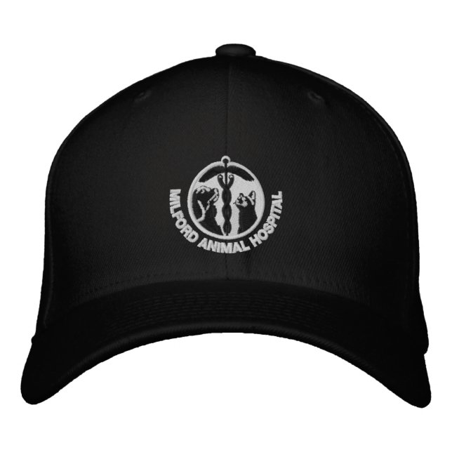 MAH Black Embroidered Hat (Front)