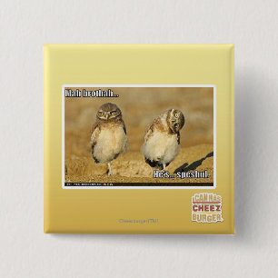 Mah brothah 15 cm square badge