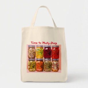 Mah Jong Grocery Bag