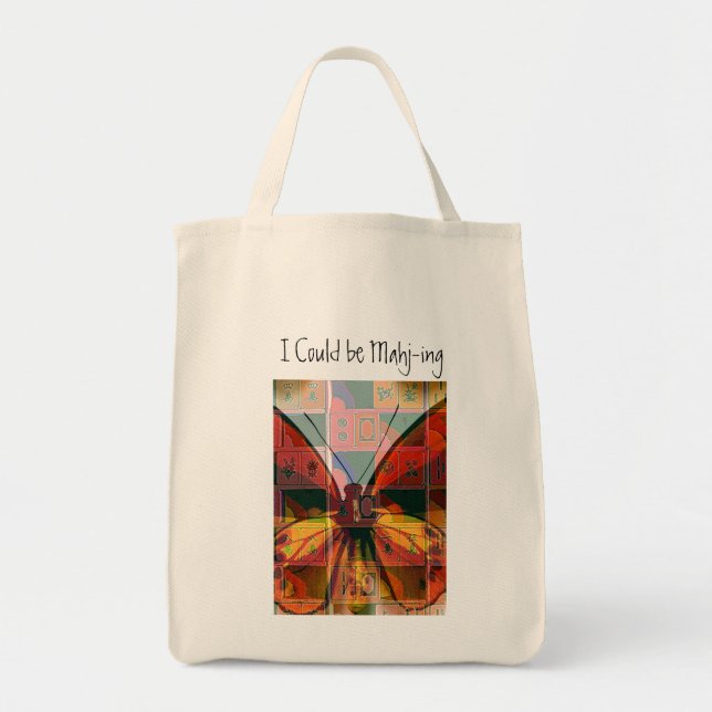 Mah Jong Grocery Totebag Tote Bag (Front)