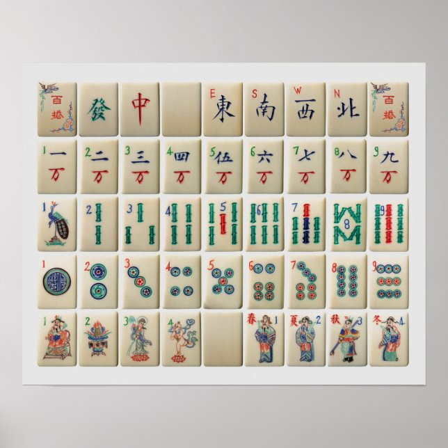 Mah-Jong set poster (Front)