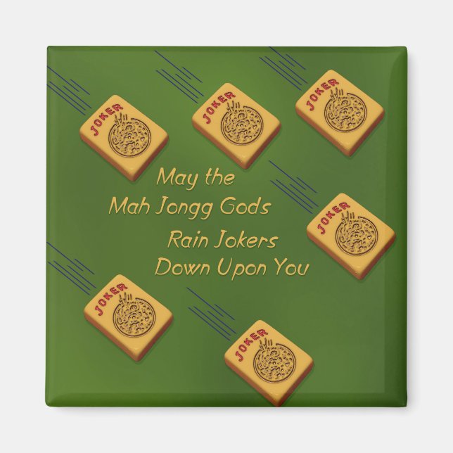 Mah Jong Wishes Magnet (Front)
