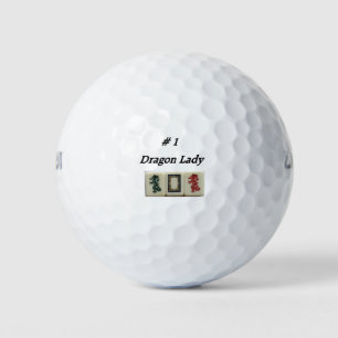 mah-jongg and dragons golf balls