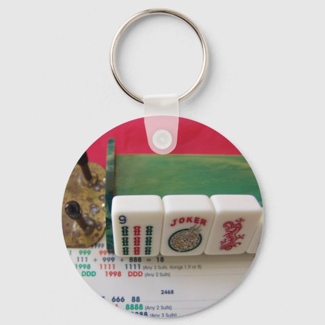 Mah-jongg anyone key ring (Front)