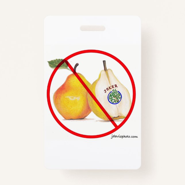 Mah Jongg Badge ID Badge (Front)