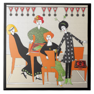 Mah Jongg Banner New Year Tile