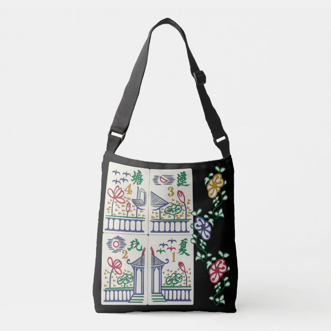 Mah Jongg Beauty Crossbody Bag (Front)
