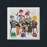 Mah Jongg Birds Button<br><div class="desc">Fun gift for yourself and your Mah Jongg friends.</div>