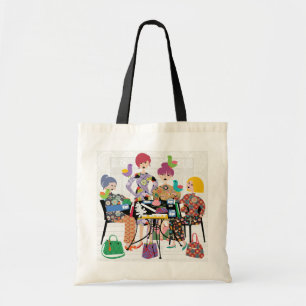 Mah Jongg Birds Tote