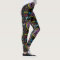 Mah Jongg Black Joker Leggings