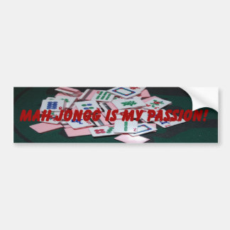 Mah Jongg bumper sticker 2