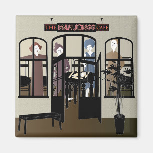 Mah Jongg Cafe Magnet