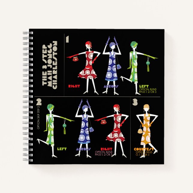 Mah Jongg Charleston/American Tiles Notebook (Front)