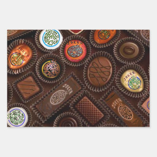 Mah Jongg Chocolate Tiles Gift Wrap