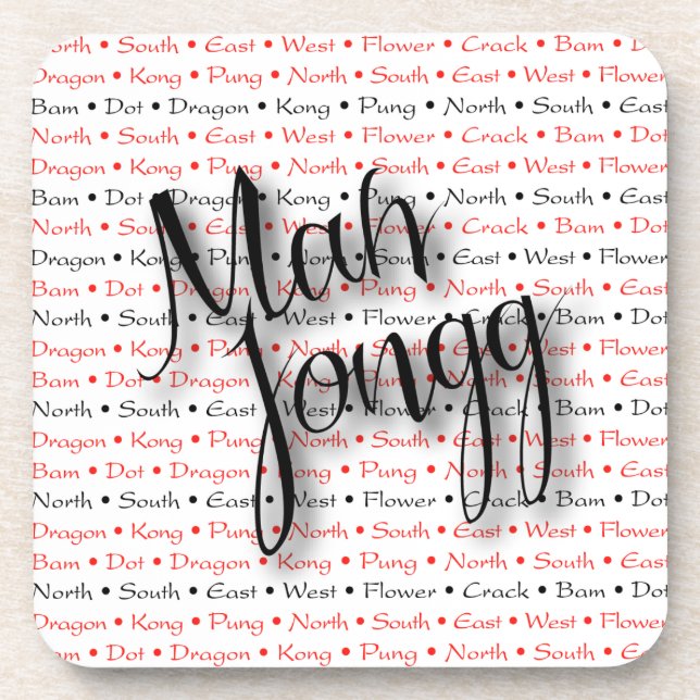 Mah Jongg Coaster Set (Front)