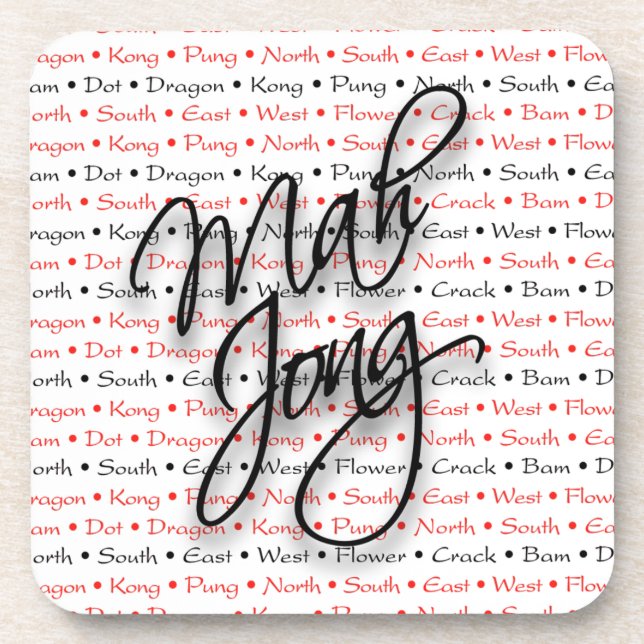 Mah Jongg Coaster Set (Front)