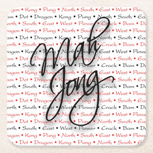 Mah Jongg Coasters (Front)