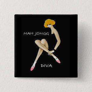 Mah Jongg Diva Pin