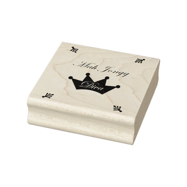 Mah Jongg Diva Rubber Stamp (Stamp)