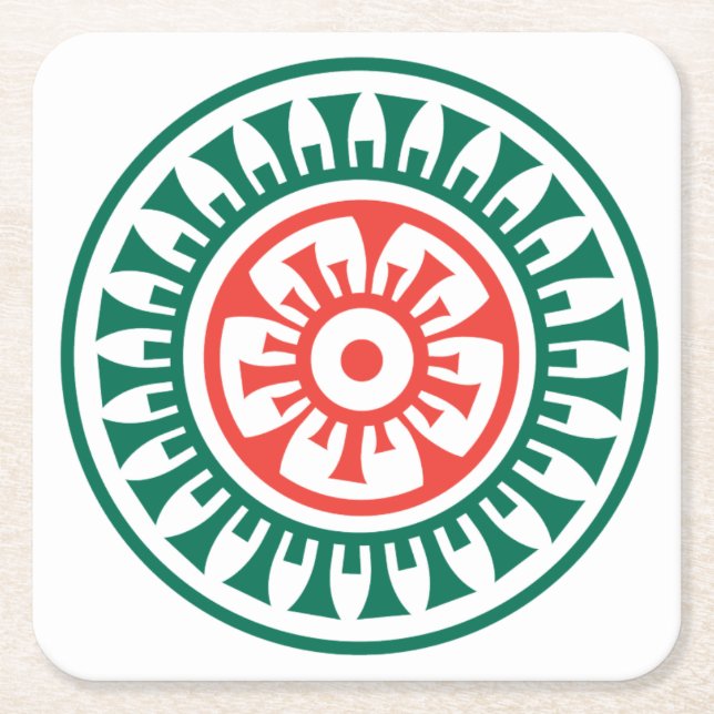 Mah Jongg Dot Coaster (Front)