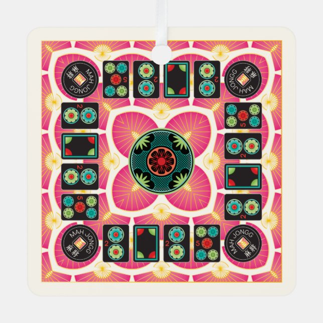 Mah Jongg Fan 2025 Ornament (Front)