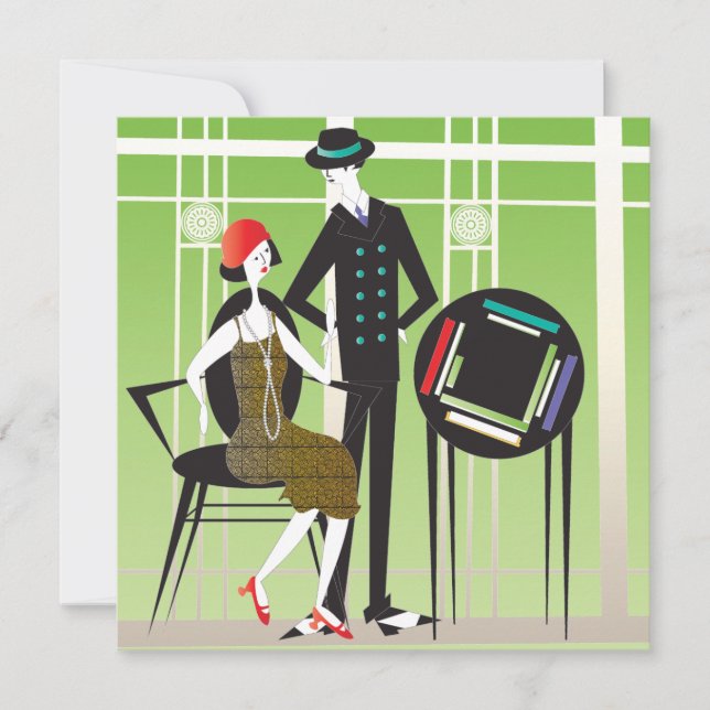 Mah Jongg Flappers Couple2 (Front)