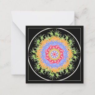 Mah Jongg Flowers Small Card