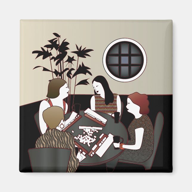 Mah Jongg Game Magnet (Front)