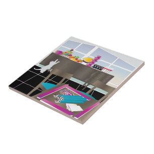 Mah Jongg Game Night Tile