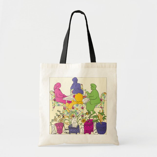 Mah Jongg Game Tote Bag (Front)