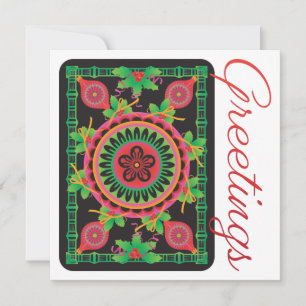 Mah Jongg Greetings Flat Card