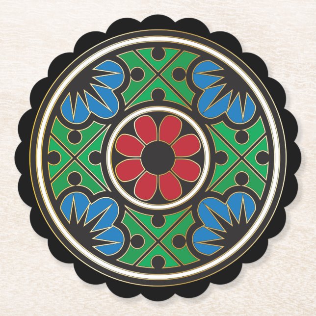 Mah Jongg Holiday Coasters (Front)