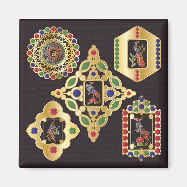 Mah Jongg Jewellery Magnet (Front)