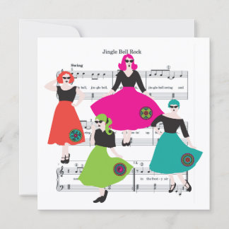 Mah Jongg Jingle Flat Card