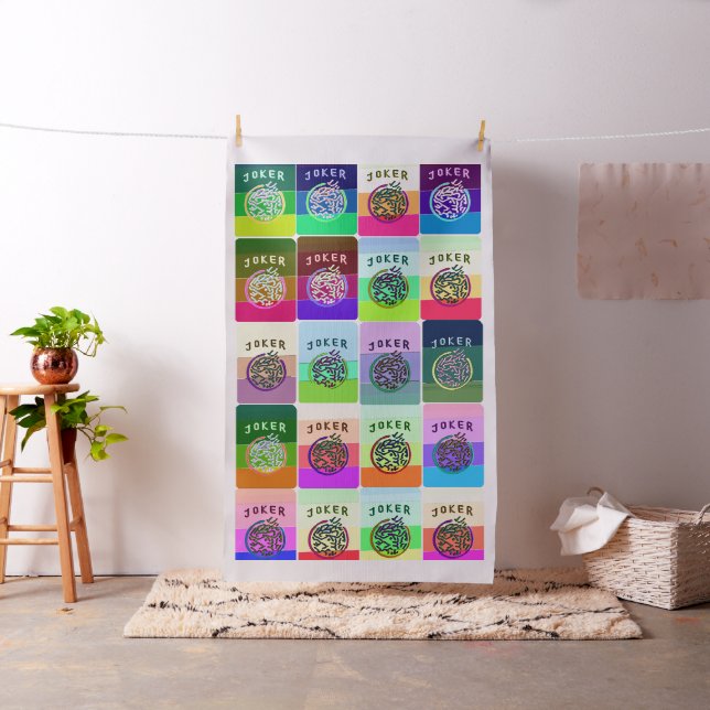 Mah Jongg Joker Fabric (In Situ)