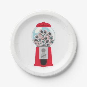 Mah Jongg Joker Machine Paper Plates