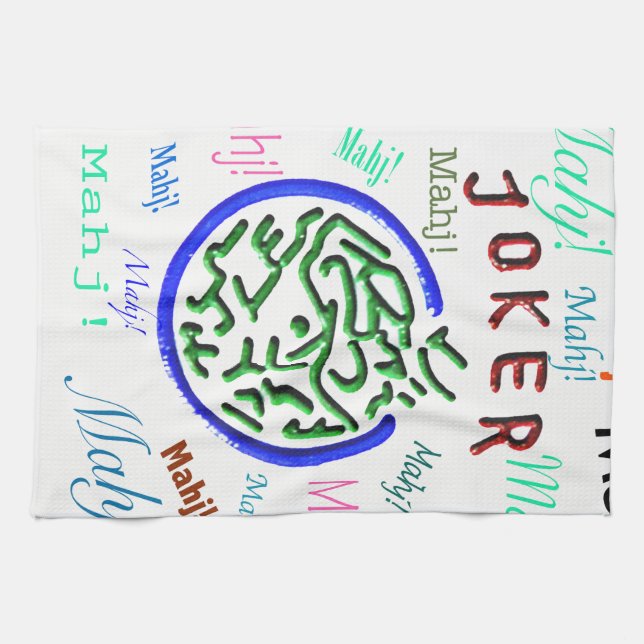 Mah Jongg Joker Towel (Horizontal)