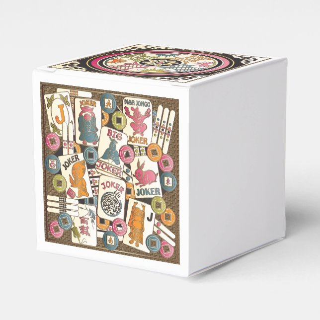 Mah Jongg Jokers Favour Box (Front Side)