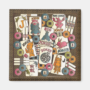 Mah Jongg Jokers Magnet