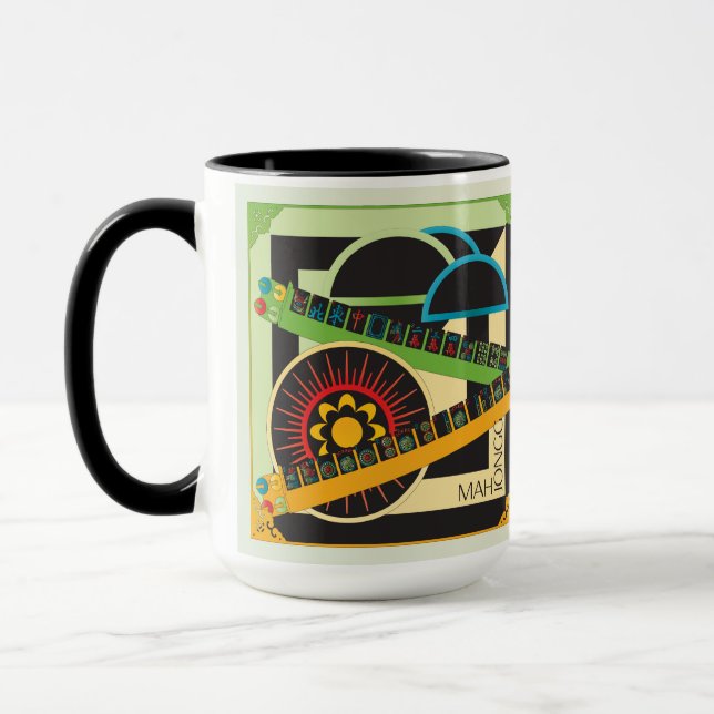 MAH Jongg Limerick Kong Mug (Left)